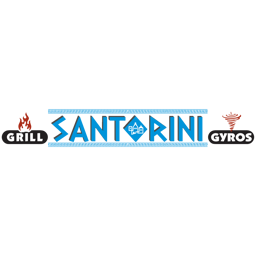 Santorini Grill Düsseldorf logo.